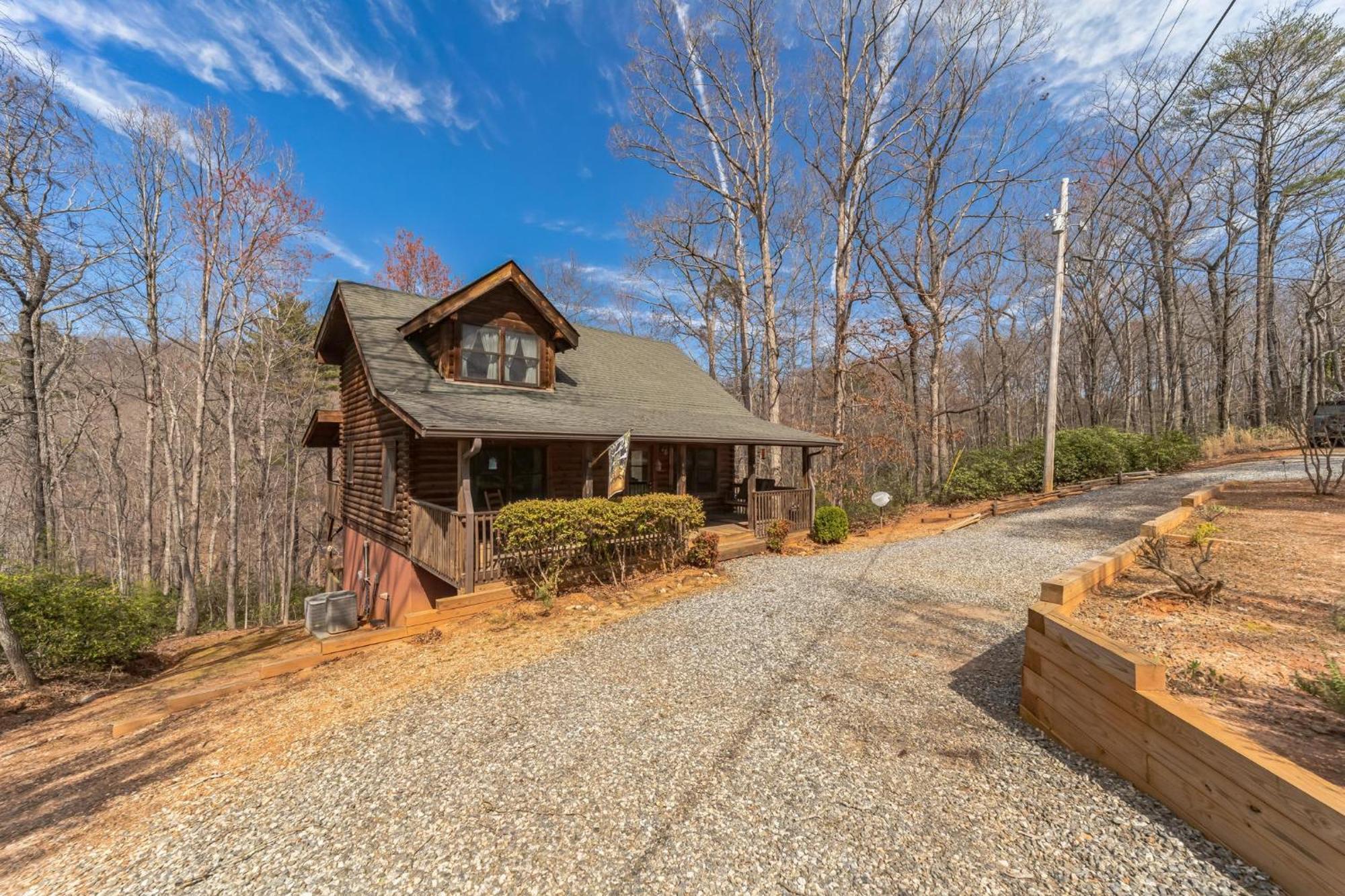 Beautiful Log Cabin In The Lake Lure- Close To Mirror Lake - Wifi Cabin Villa Exterior foto