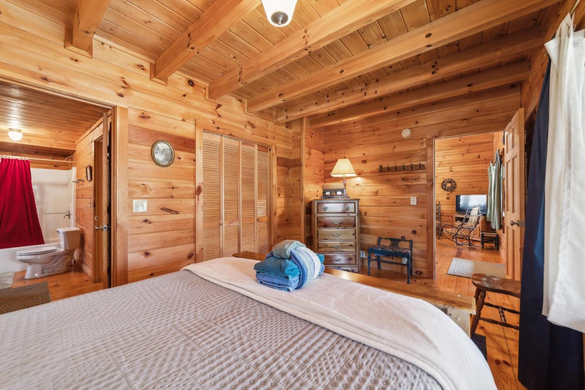 Beautiful Log Cabin In The Lake Lure- Close To Mirror Lake - Wifi Cabin Villa Exterior foto