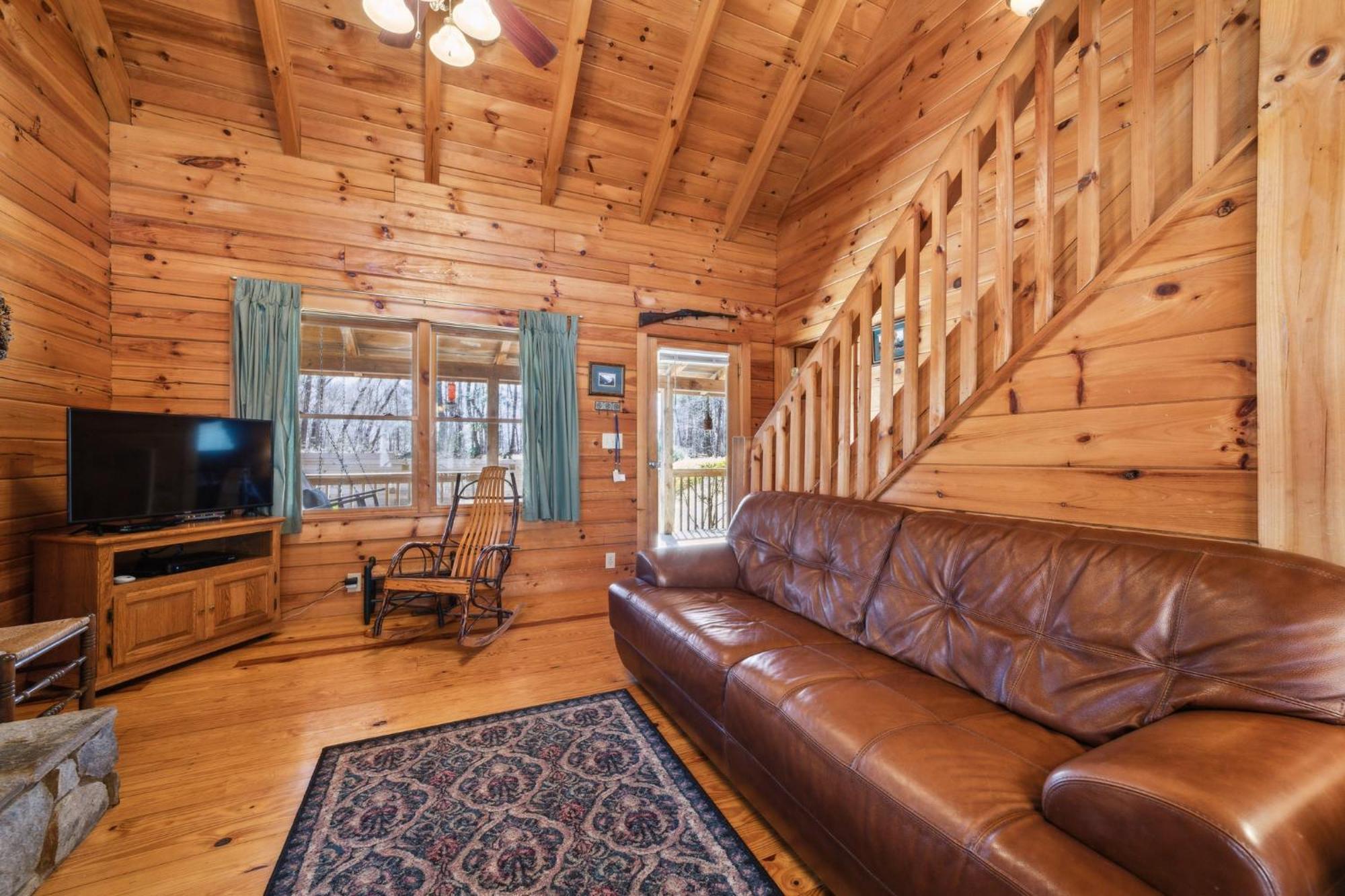 Beautiful Log Cabin In The Lake Lure- Close To Mirror Lake - Wifi Cabin Villa Exterior foto