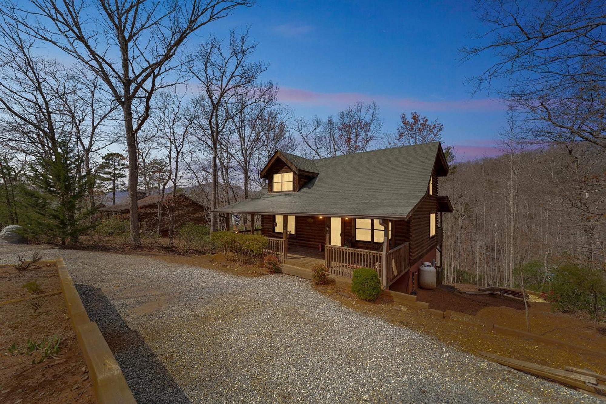 Beautiful Log Cabin In The Lake Lure- Close To Mirror Lake - Wifi Cabin Villa Exterior foto